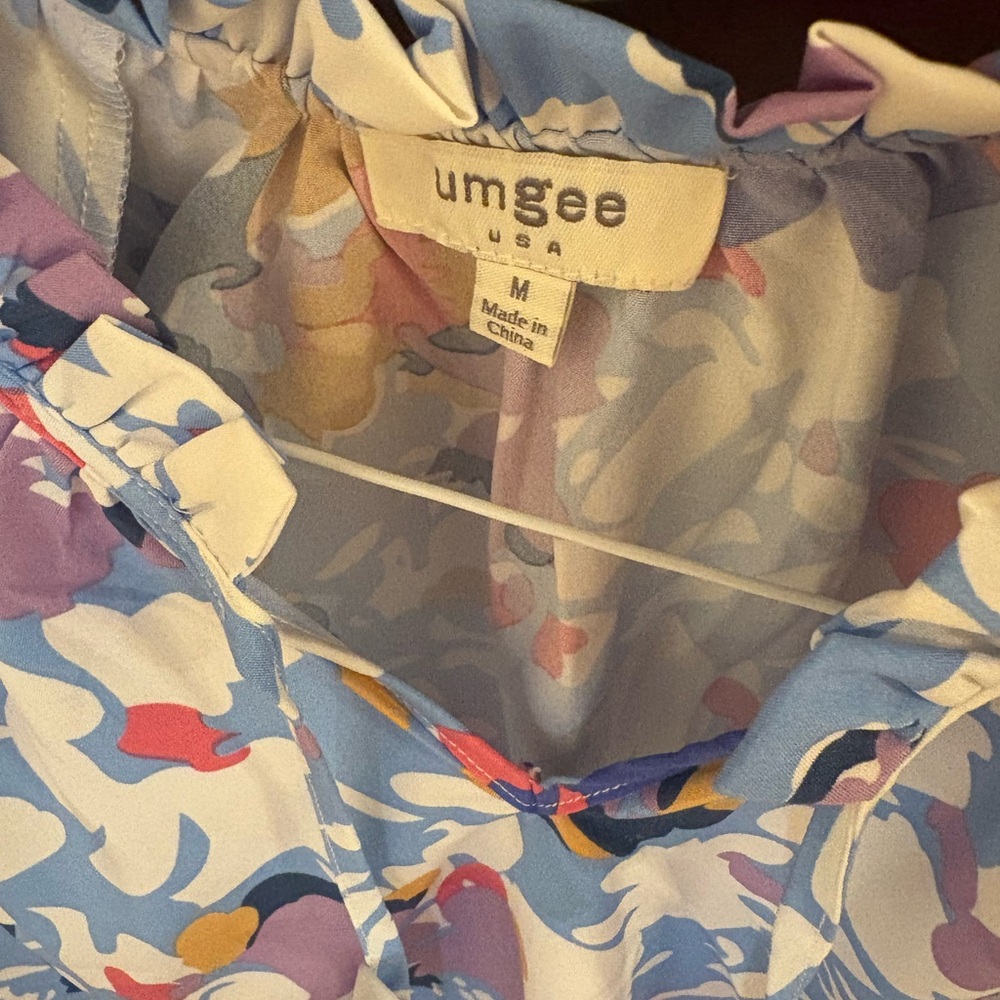 Umgee Multicolor Ruffle Blouse - Picture 2 of 2